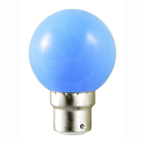 LED sphérique B22 1W BLEU 230V - L02462