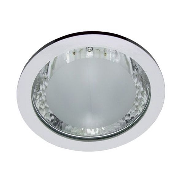 Encastré Fluocompacte rond 230V 2x42W blanc (ampoules non inclus)