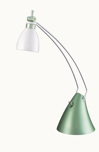 Lampe de bureau vert clair articule G6,35 35W INTIMUS