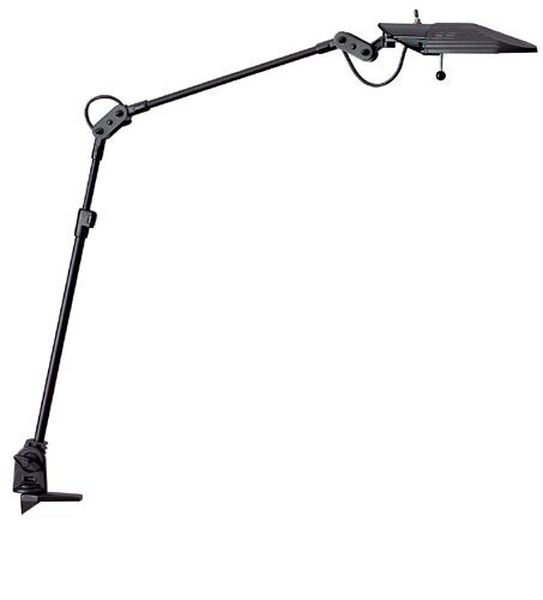 Lampe de bureau noir articule transfo. 230/12V G6,35 50W INTIMUS