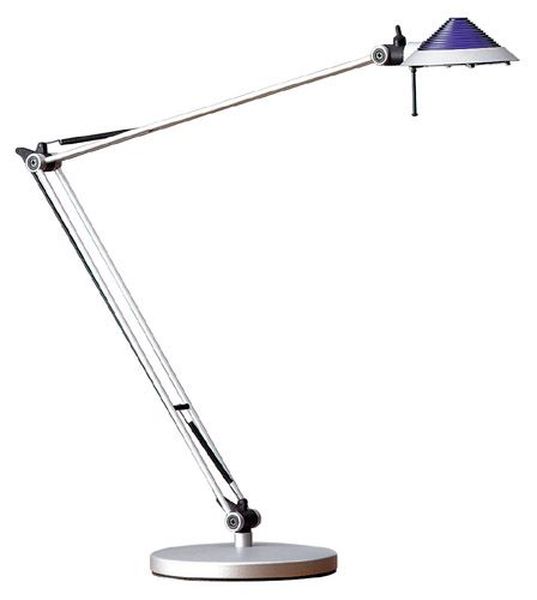 Lampe de bureau argent articule G6,35 50W INTIMUS