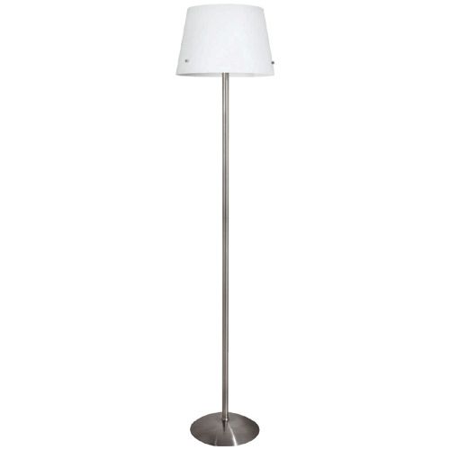 Lampadaire 100W E27 230V IP20 CL2 Metal verre blanc 