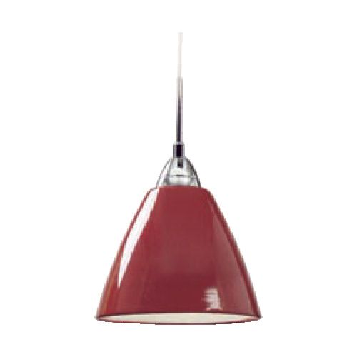 Suspension E14 40W Metal Laqué rouge 230V IP20 CL2