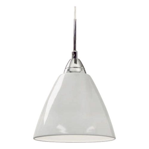 Suspension E27 75W Metal Laqué blanc 230V IP20 CL2