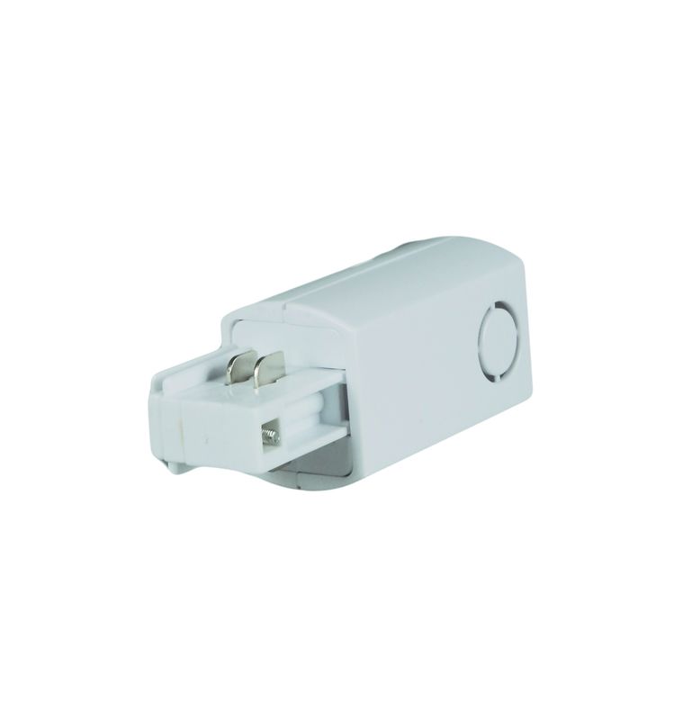 alim Embout 3 allumages blanc 250V accessoire rail