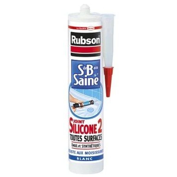 Tube mastic silicone blanc - MASTIC-BL