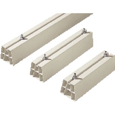 Support PVC conique h80 mm Ø105 mmx4pcs 