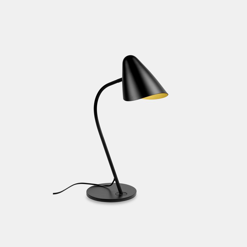 Lampe de table organic 1 x e27 23 noir doré 10-7582-05-05