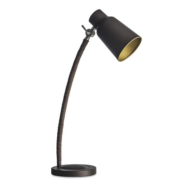 Lampe de table funk 0 e27 23 marron foncé 10-4755-CI-23