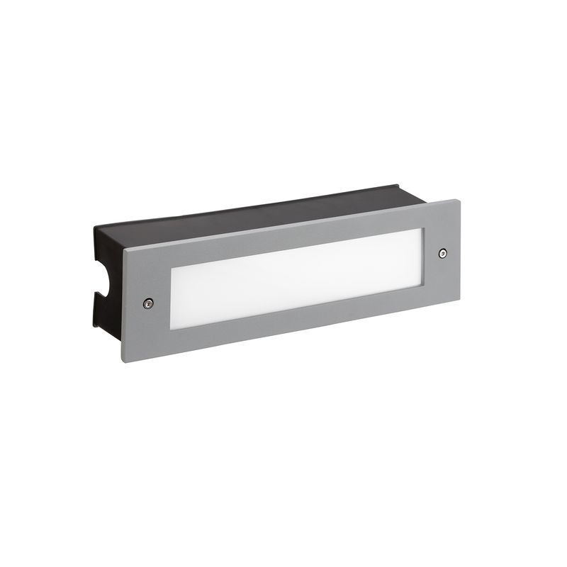 Encastré de mur micenas pro 54 x LED 8 7 gris 05-E051-34-CL