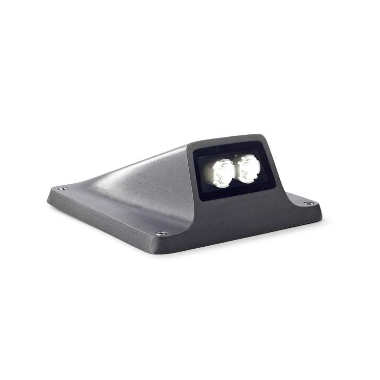 Balise rexel 2 x LED 2 1 gris urbain 55-9883-Z5-CM