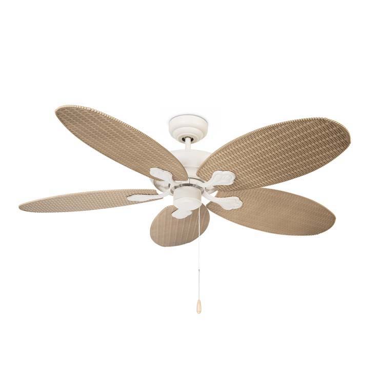 Ventilateur phuket blanc cassé 30-4398-16-16