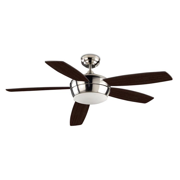 Ventilateur samal 2 x e27 40 nickel satiné 30-0068-81-F9