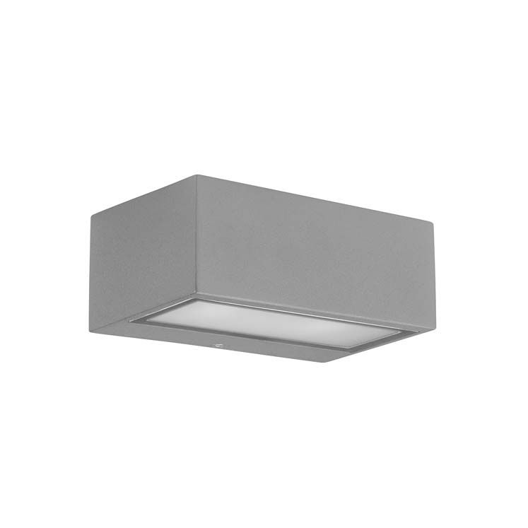 Applique nemesis aluminium 40 x LED 5 3 gris 05-9800-34-CL