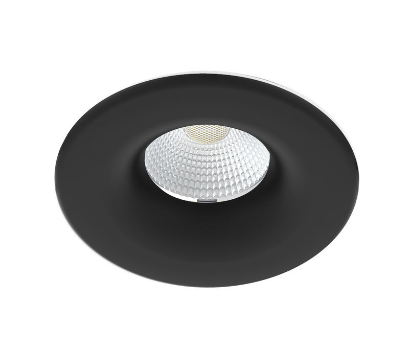 ARIC 51407 - Aries - Enc. Rond, Fixe, Ip65 Ik07, Noir, Led 6W 50° 505Lm 2700/3000/4000K (Cct)