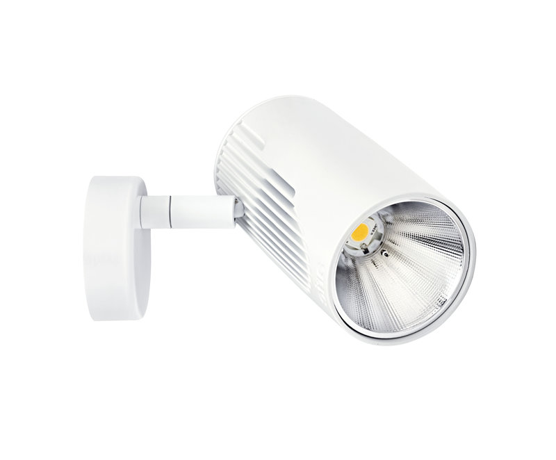 [ARIC-50165] ARIC 50165 - Lumi 01 - Proj. S/Patère, Blanc, Angle 42°, Led Intég. 22,5W 3000K 2100Lm