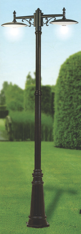 [ARIC-4084] ARIC 4084 - Toscane - Lant.+Mat Ip43 Ik02, Cuivré, E27 2X57W Max, Ampoule Non Incl, Haut.2,33M