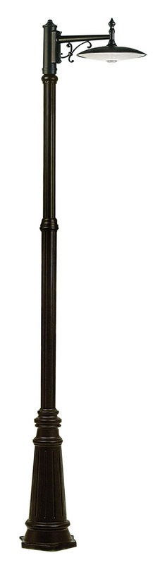 [ARIC-4072] ARIC 4072 - Toscane - Lant.+Mat Ip43 Ik02, Noir, E27 57W Max., Lpe Non Incl., Haut.2,33M