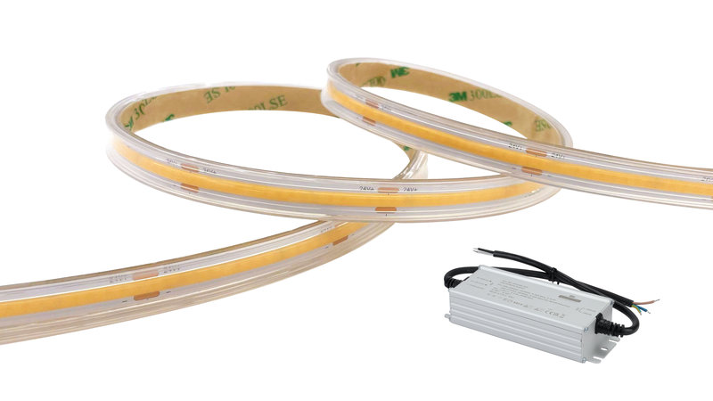 ARIC 55501 - Flexicob 20 Ruban 24V Led Cob 4000K 79W 9550Lm 50000H 120° Ip65 Irc<90 Driver