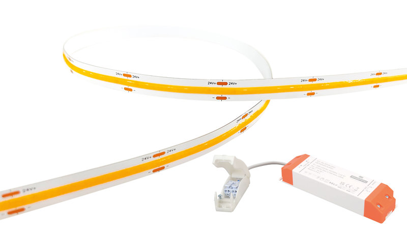 ARIC 55498 - Flexicob 20 Ruban 24V Led Cob 3000K 80W 9400Lm 50000H 120° Irc<90 Repiquable