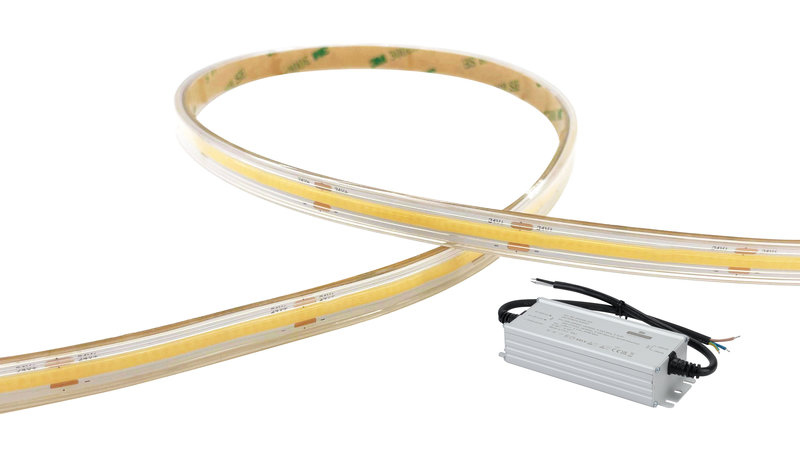 [ARIC-55497] ARIC 55497 - Flexicob 15 Ruban 24V Led Cob 4000K 84W 8000Lm 50000H 120° Ip65 Irc<90 Driver