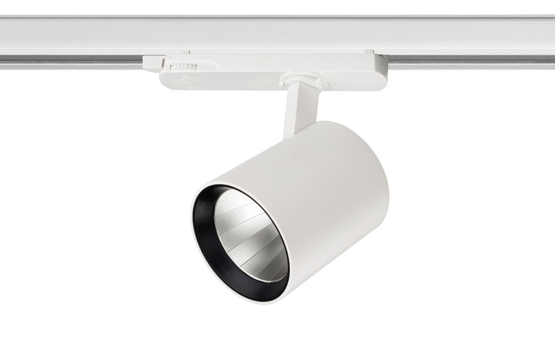 ARIC 56004 - Projecteur Pour Rail 3All. Timeo Blanc 36° 20W 2100Lm 3Cct 50000H
