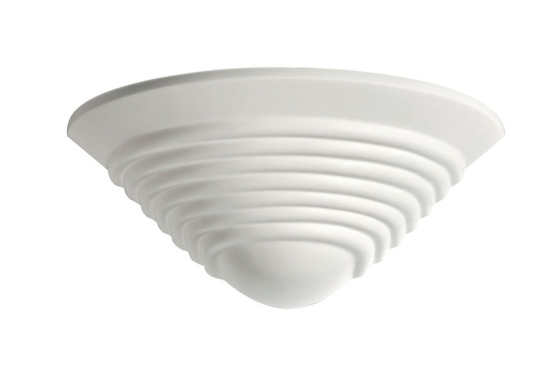 ARIC 3010 - Domino - Applique Plâtre D'Angle E27, Ampoule Non Incl.