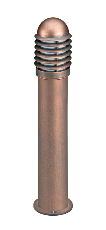 ARIC 1706 - Caleo 1 - Borne Ext. Ip44 Ik07, Cuivré, E27 100W Max, Ampoule Non Incl., Haut.73Cm