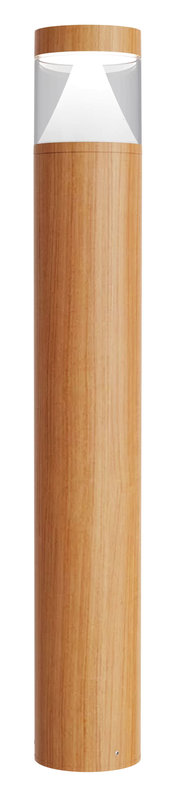 ARIC 51789 - Lana - Borne Ext. Led 3000K 12W 800Lm 50000H 360° Ip65 Ik09 Imitation Bois