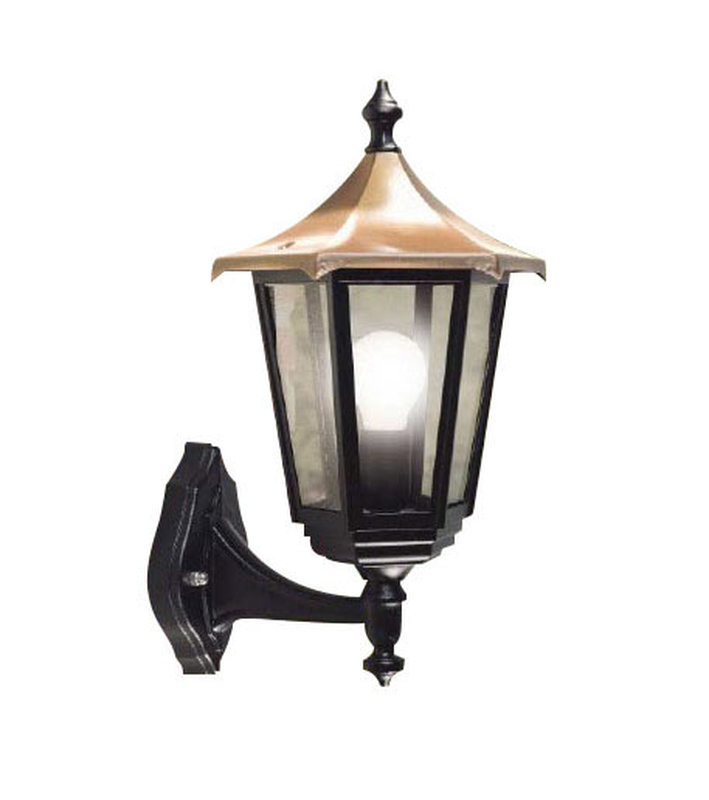 [ARIC-3031] ARIC 3031 - Monaco - Appl. Mur Ext. (Bas) Ip43 Ik02, Vert, E27 100W Max., Ampoule Non Incl.