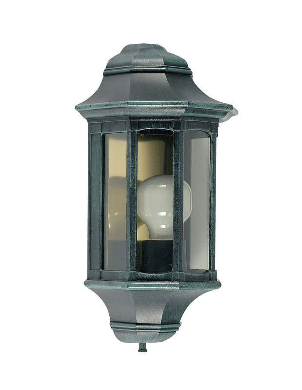 ARIC 1944 - Mura - Applique Mur Ext. Ip44 Ik08, Vert, E27 77W Max., Ampoule Non Incl.