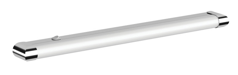 ARIC 53140 - Ondine 2 - Réglette 0,6M Inter Ip44, Tube T8 Led 9W 4000K 900Lm, Chrome