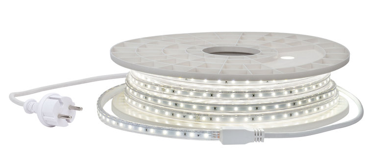 [ARIC-55296] ARIC 55296 - Ledy Chantier - Ruban Led Protégé Ip65 230V 4000K 5,6 W/M 520 Lm/M, Lg 20M