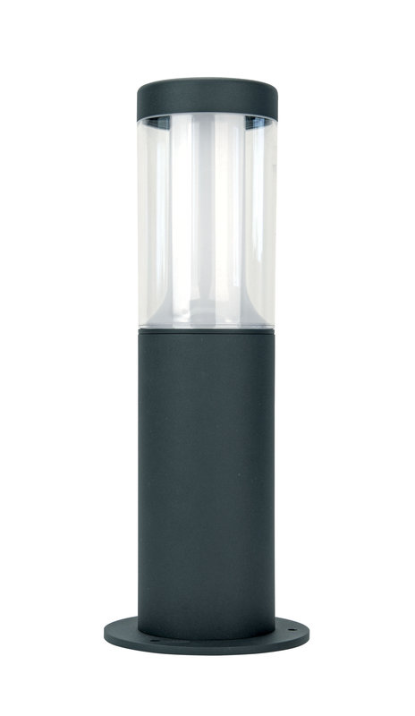 ARIC 50561 - Saxo - Borne 40Cm Ext. Ip66 Ik08, Graphite, Led Intég. 8W 3000K 500Lm, Dimmable