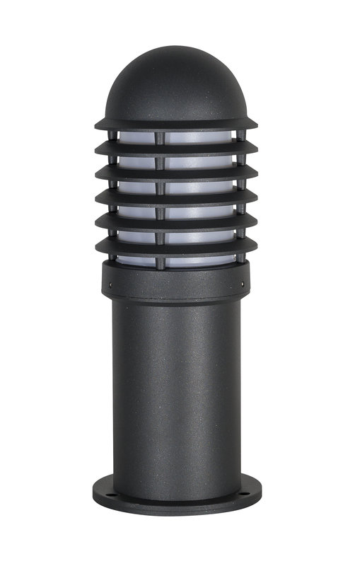 ARIC 3134 - Caleo 1 -Borne Ext. Ip44 Ik07, Graphite, E27 100W Max., Lpe Non Incl., Haut.42Cm