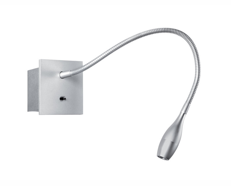 [ARIC-50255] ARIC 50255 - Liza 2 01 - Liseuse Avec Inter 2,3W 3000K 110Lm 40° 30000H, Patère, Grise