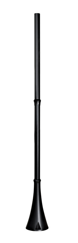 ARIC 3130 - Mateo - Mât / Poteau Ø60Mm Noir - 2,50M