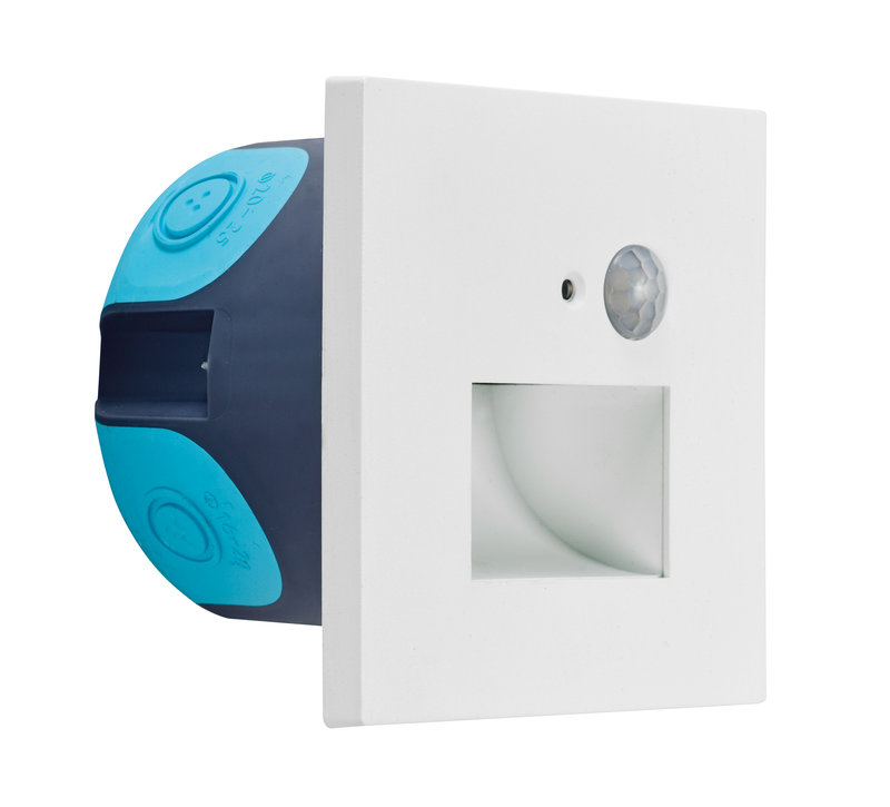 ARIC 51597 - Wall - Encastré Mur Blanc Pir Sensor 3Cct 27-32-4000K 2W 80Lm