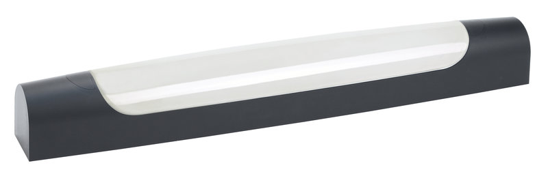 ARIC 53084 - Maud Sym 01- Réglette Ip44 Ik07 Vol.2 A/Inter Led Intég. 6,3W 4000K 700Lm, Noire