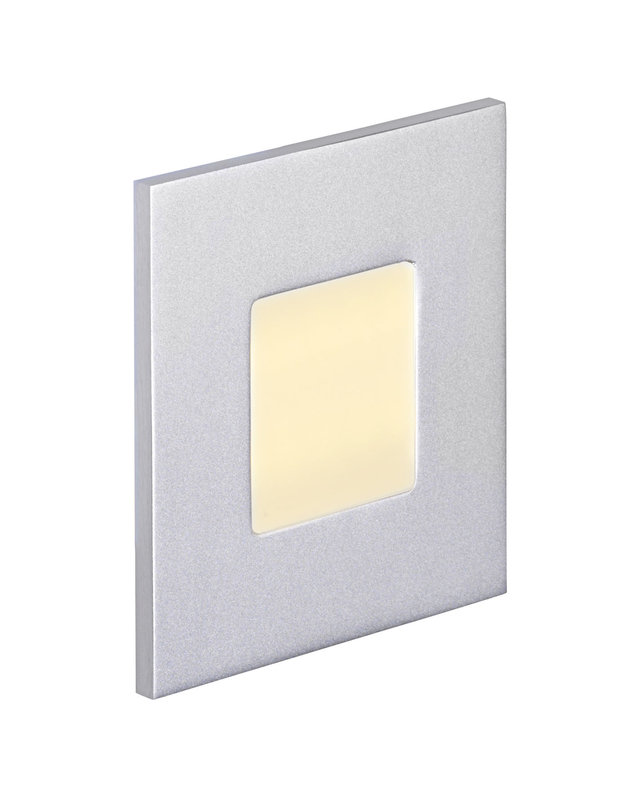 [ARIC-50263] ARIC 50263 - Baliz 2 - Encastré Mur Carré, Fixe, Gris, Led Intég. 1,8W 2400K 30Lm