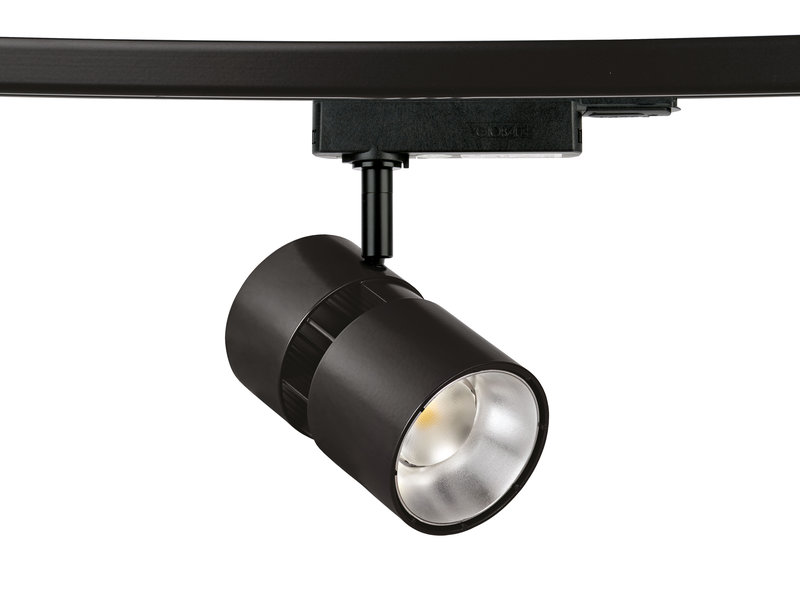 [ARIC-50585] ARIC 50585 - Ninety - Proj. Rail 1 All.029, Noir, Angle 60°, Led Intég. 39W 4000K 3700Lm