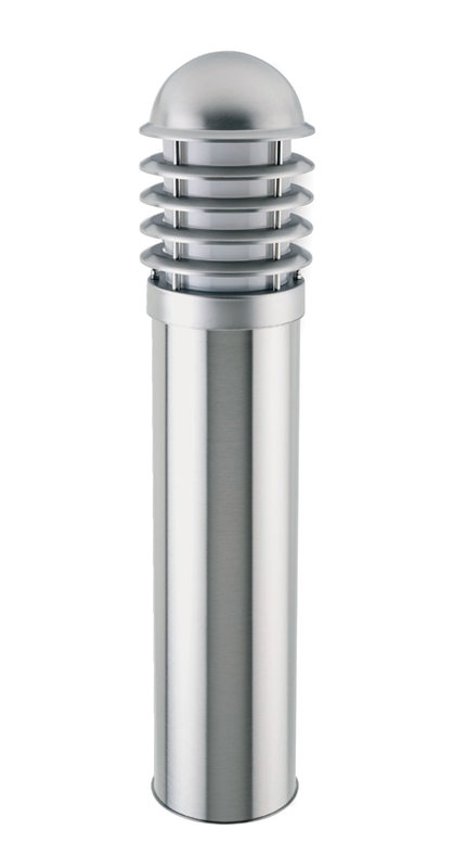 ARIC 1856 - Caleo 2 - Borne Ext. Ip44 Ik07, Inox, E27 100W Max., Lpe Non Incl., Haut.75Cm