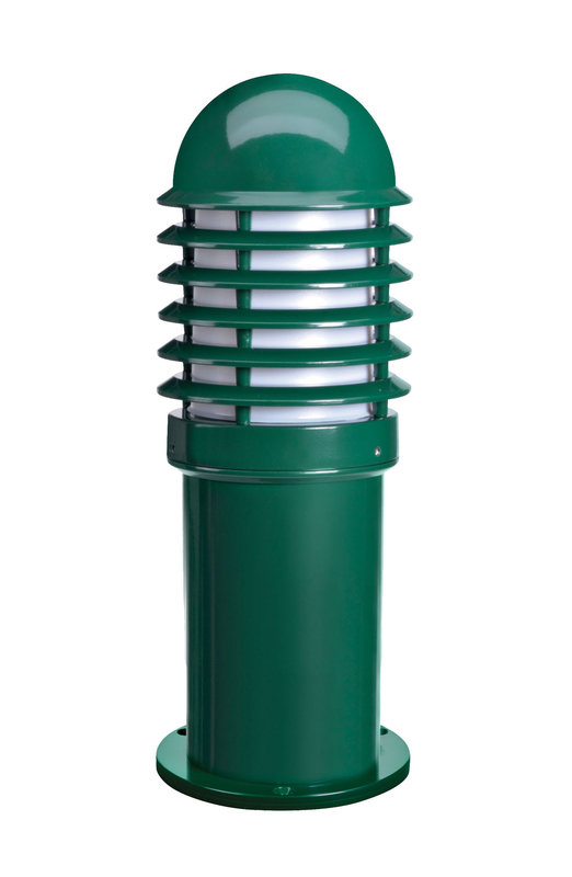 ARIC 1797 - Caleo 1 - Borne Ext. Ip44 Ik07, Vert, E27 100W Max., Ampoule Non Incl., Haut.42Cm