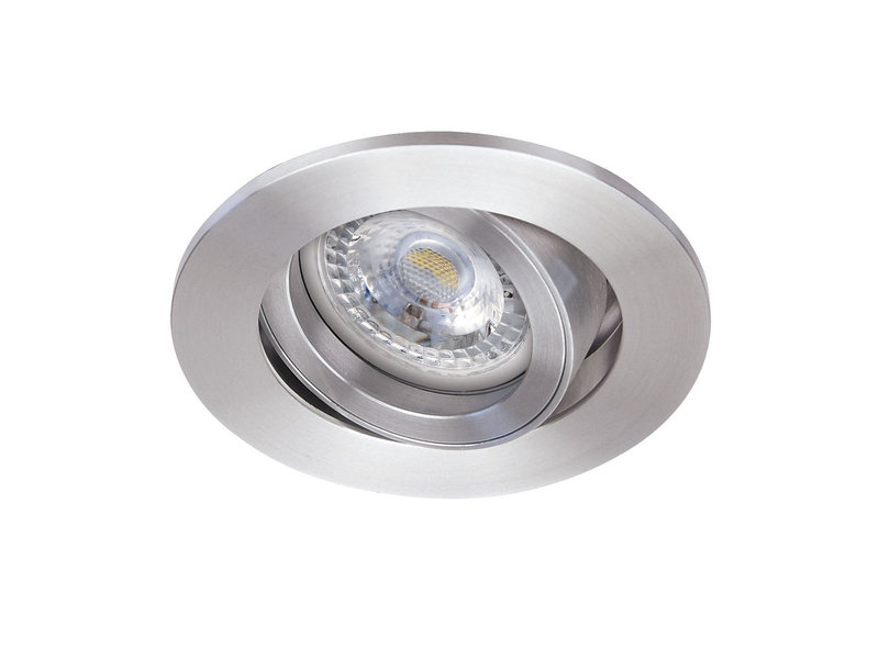 ARIC 51124 - Tipo - Encastré Gu10, Rond, Orientable, Alu, A/Ampoule Led 6W 3000K 470Lm Incl.