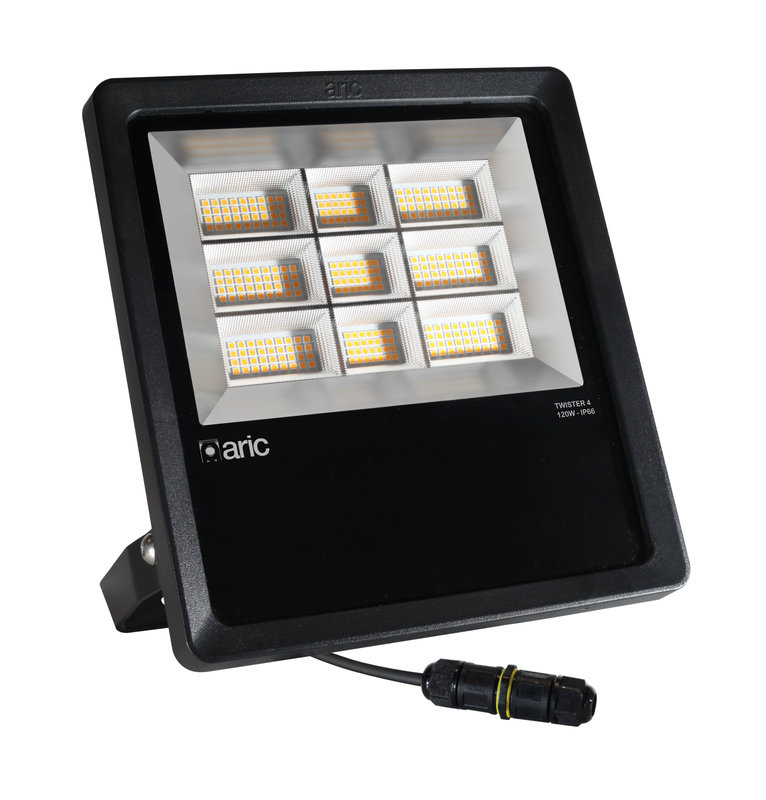 ARIC 51683 - Twister 4 Noir 120W 4000K Ip66 Ik08 19200Lm 90° 50000H