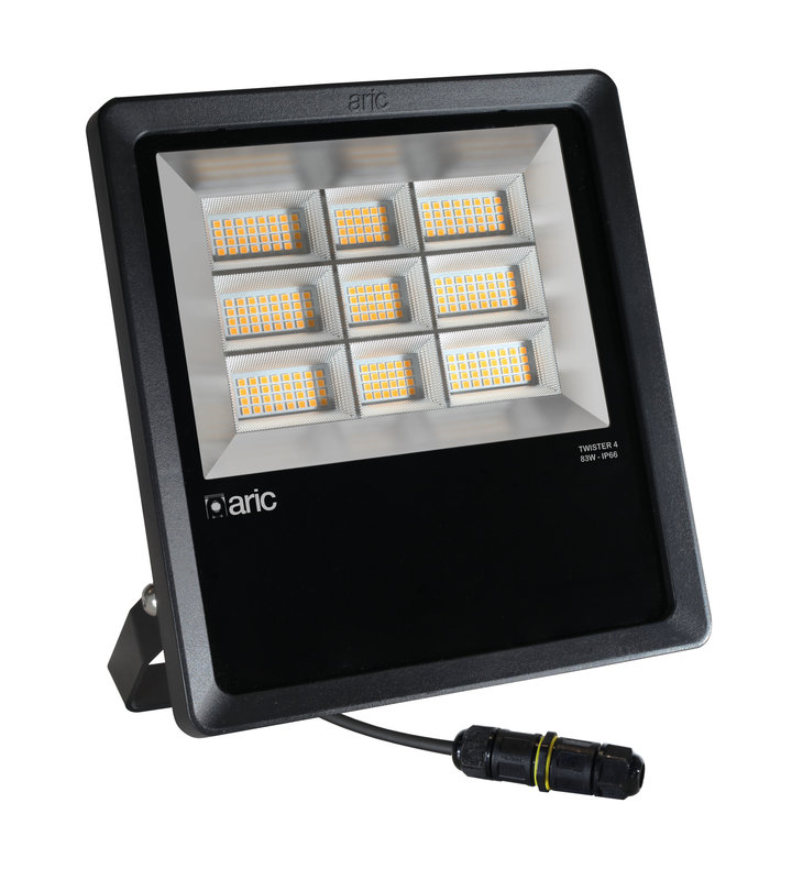 ARIC 51682 - Twister 4 Noir 83W 4000K Ip66 Ik08 13280Lm 90° 50000H
