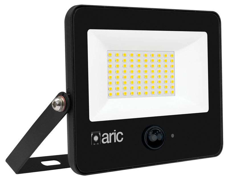 [ARIC-51310] ARIC 51310 - Wink 2 Pir Sensor - Proj. Ext. Ip65 Ik08, Noir, Led 110° 50,6W 4000K 5250Lm