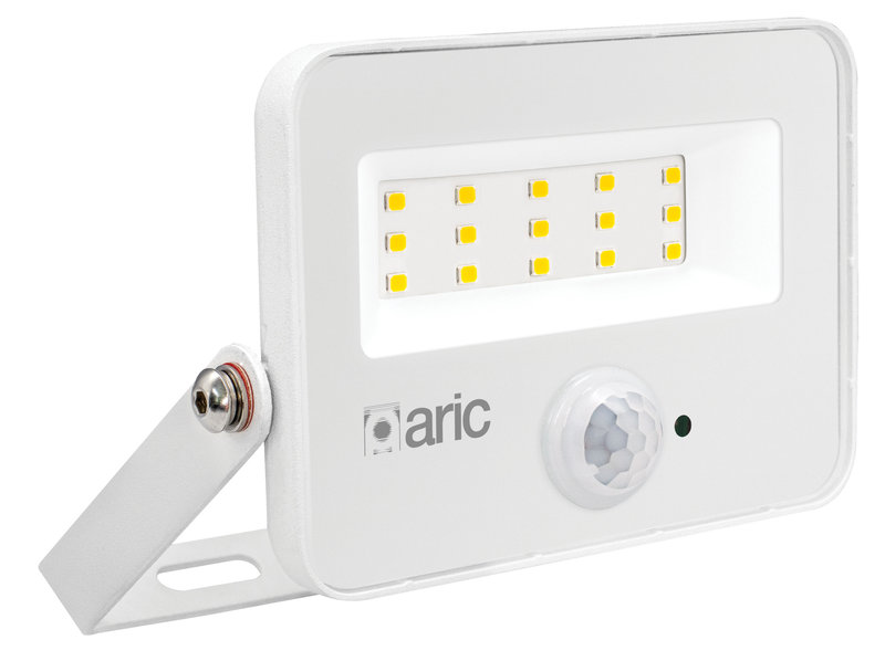 [ARIC-51301] ARIC 51301 - Wink 2 Pir Sensor - Proj. Ext. Ip65 Ik08, Blanc, Led 110° 10W 3000K 1000Lm