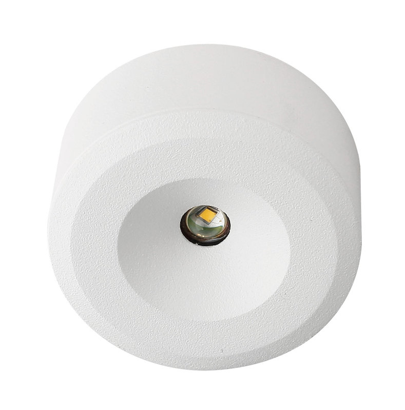 ARIC 51858 - Spot S40 Alu Blanc Led 1,5W 90Lm 3000K 50000H Dimmable, Alim Non Fournie