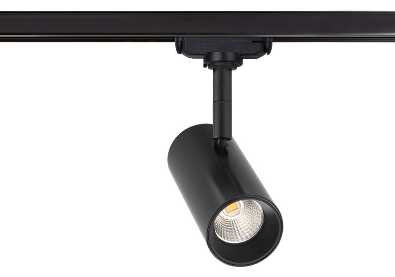 ARIC 51855 - Elma Cct - Proj. Rail 1 All.029, Noir, Led 30° 10,5W Cct 3000/4000K 840Lm